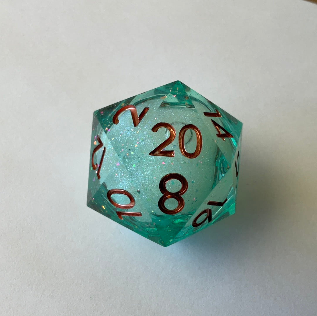 Teal Aurora - Jumbo D20