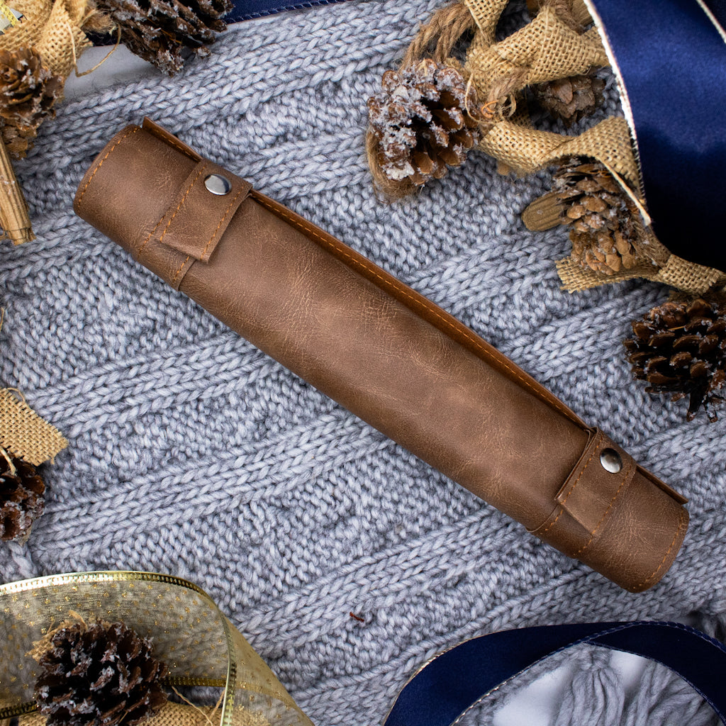The Scroll - Faux Leather Rolling Mat
