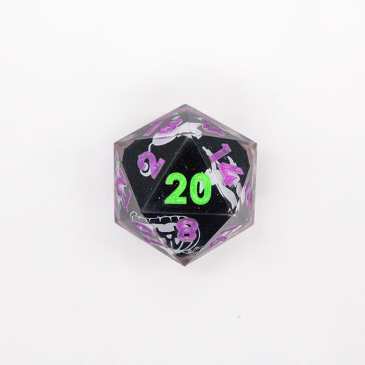Ghostly Ghouls - Glow in the Dark Dice Set