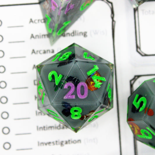 All Hallow's Eve - Glow in the Dark Dice Set
