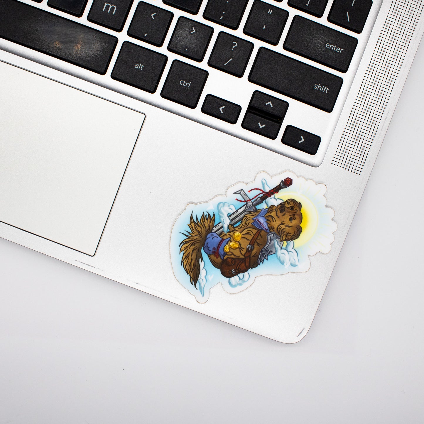 Lawful Good Girl Dog Sticker