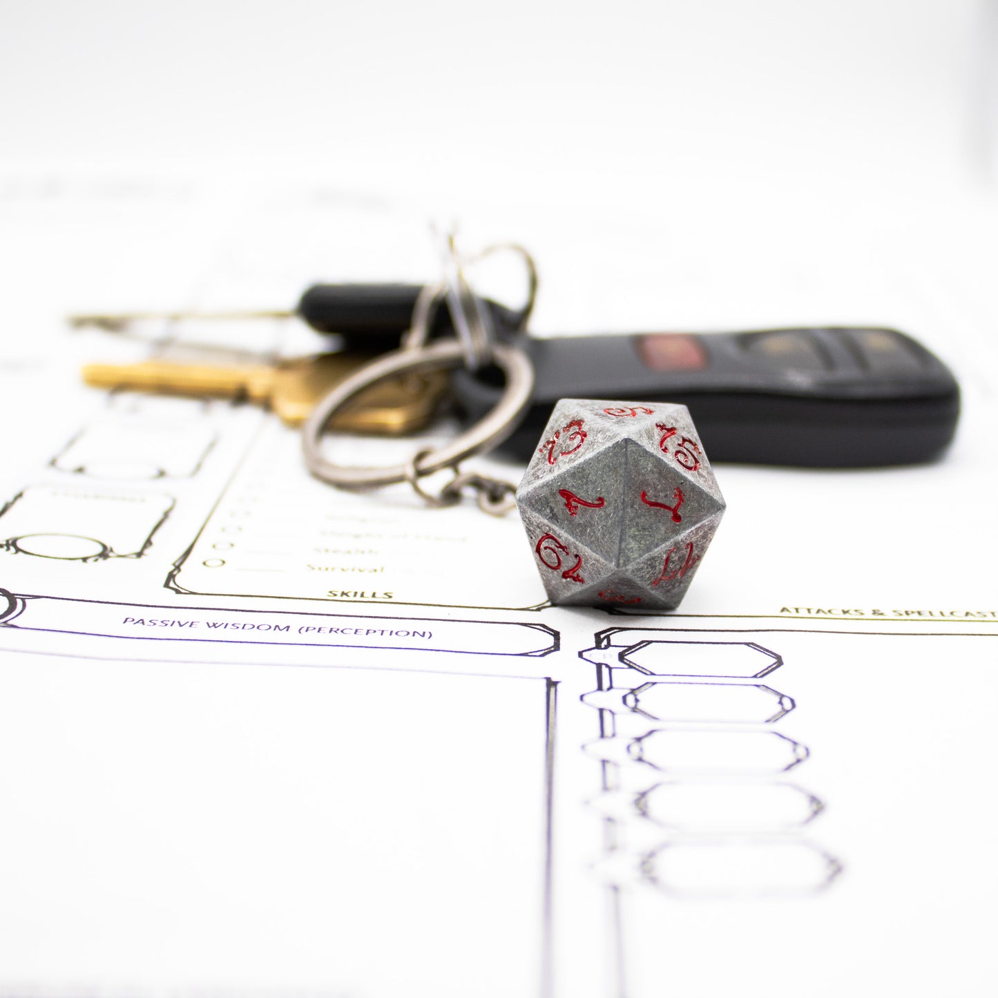 D20 Keychains