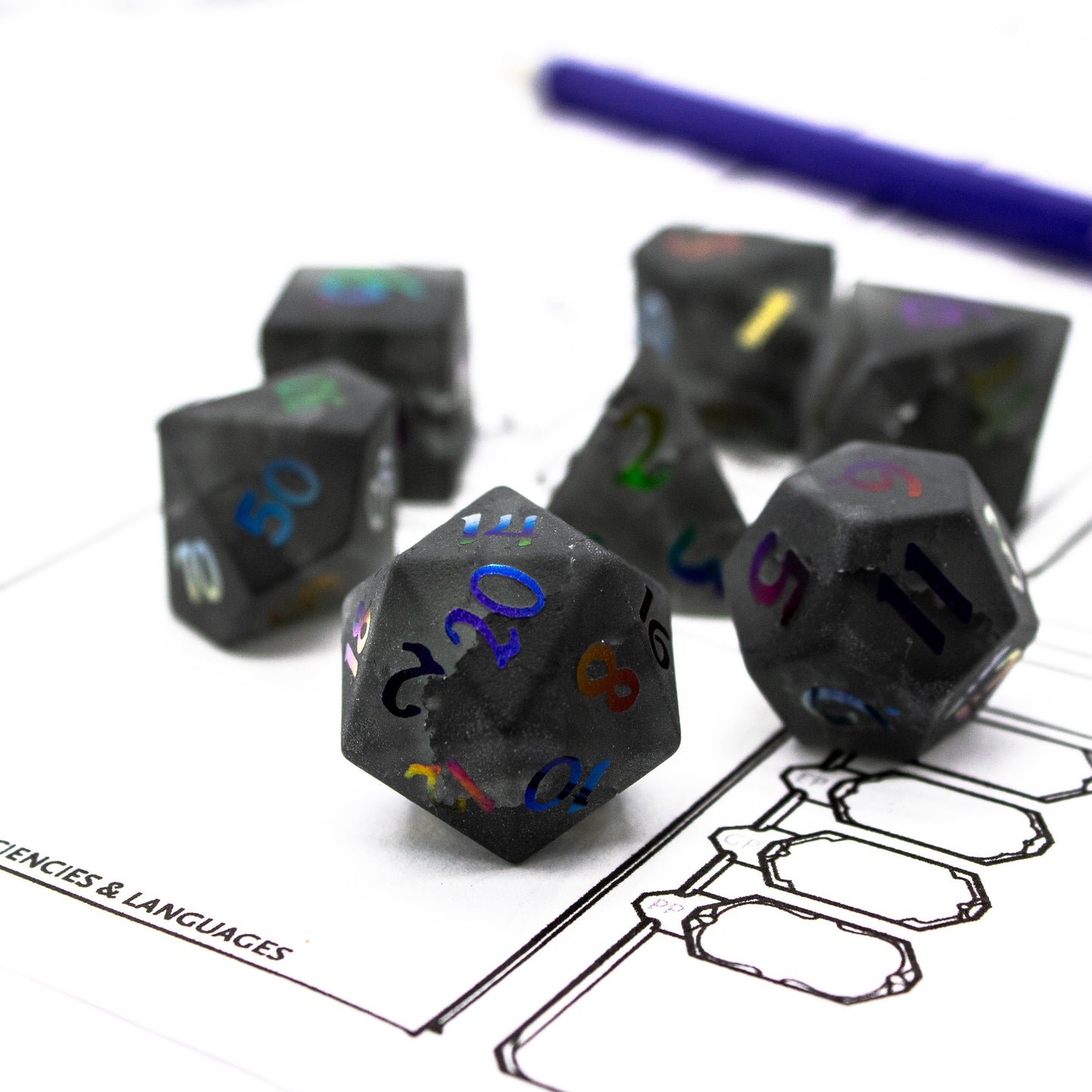 Ionized Lightning Glass - Black