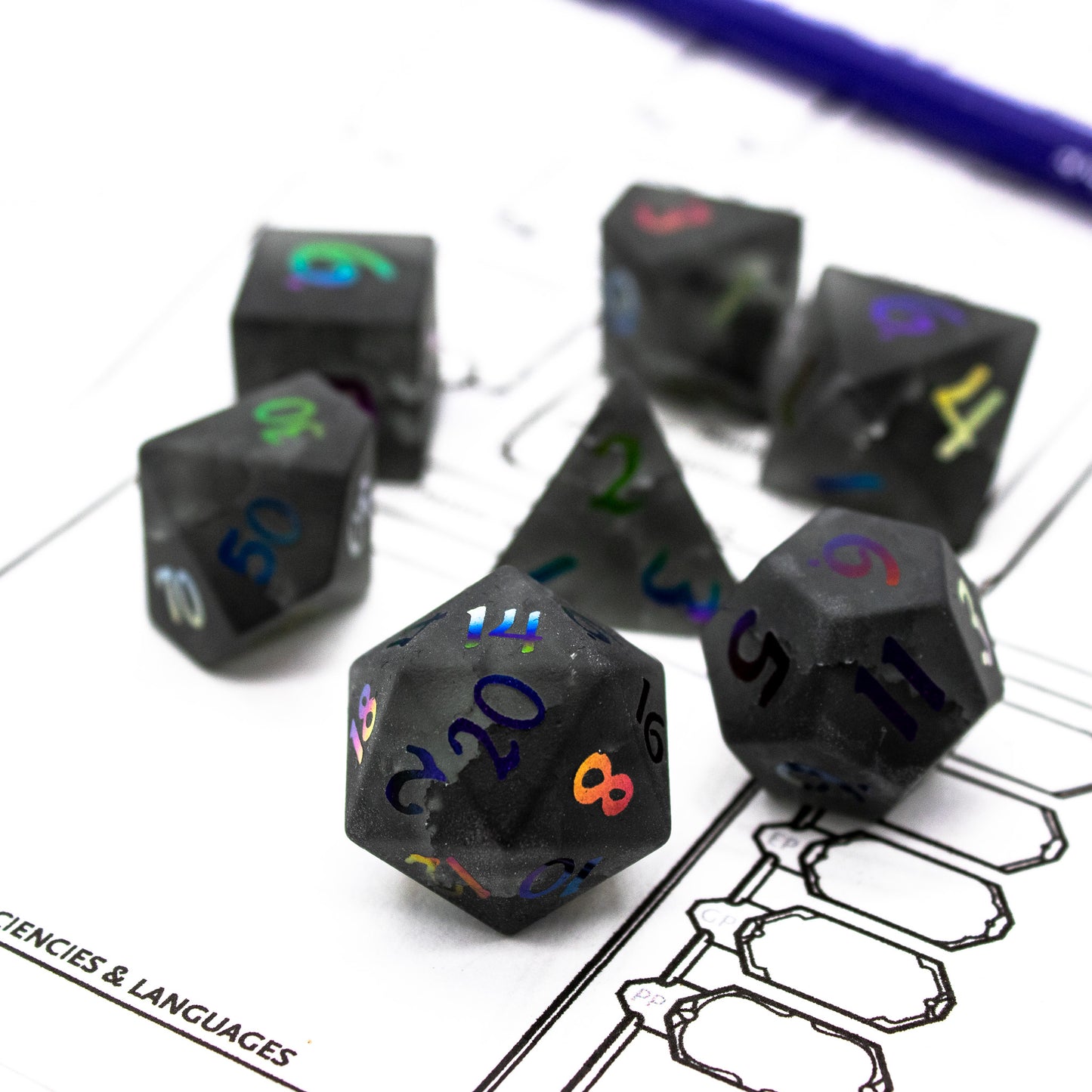 Ionized Lightning Glass - Black