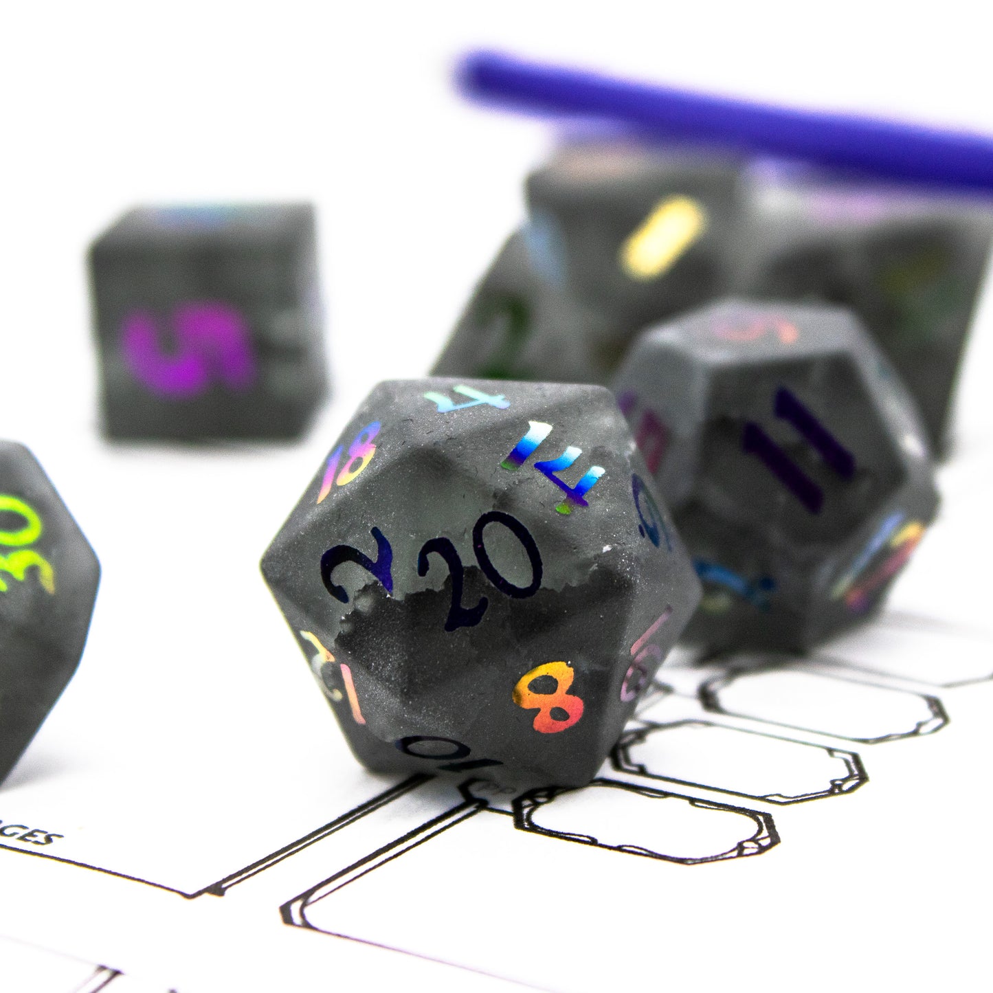 Ionized Lightning Glass - Black