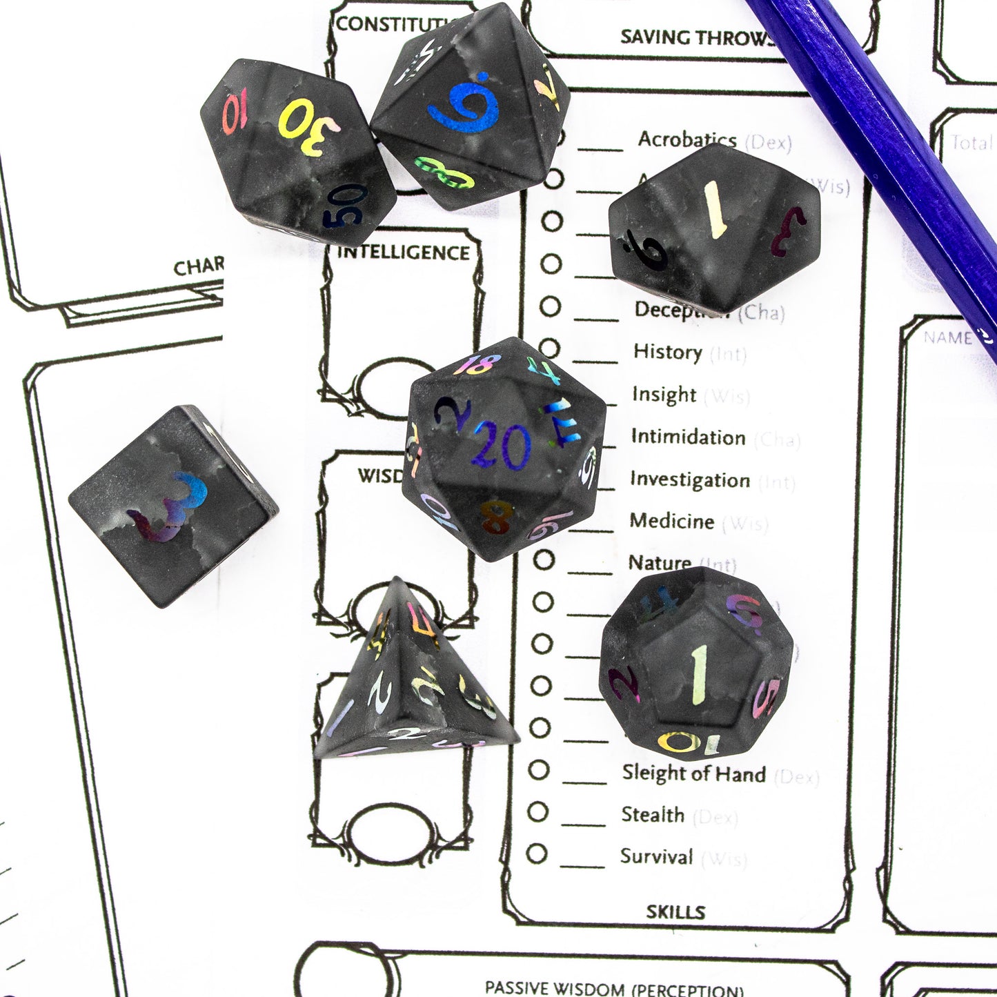 Ionized Lightning Glass - Black