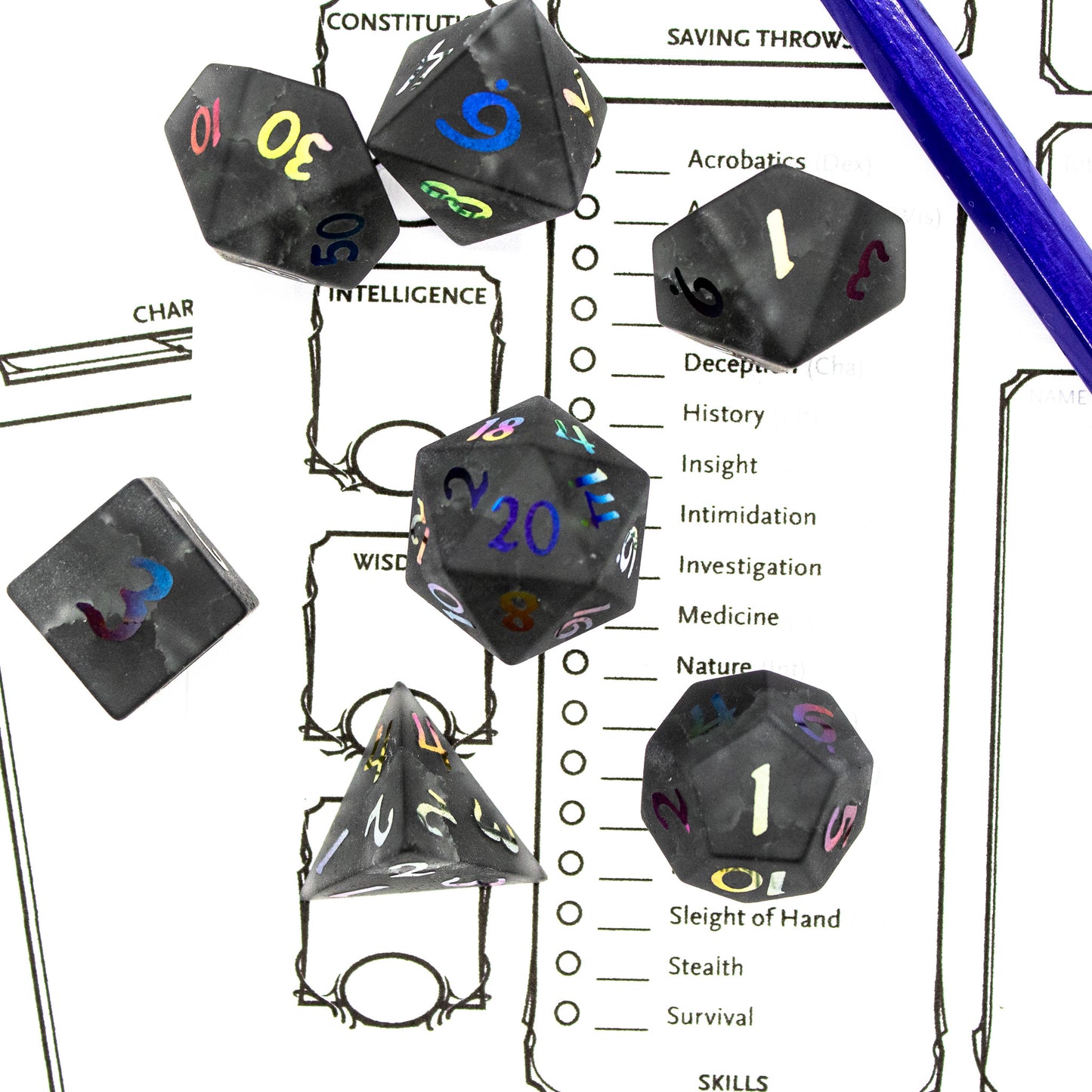 Ionized Lightning Glass - Black