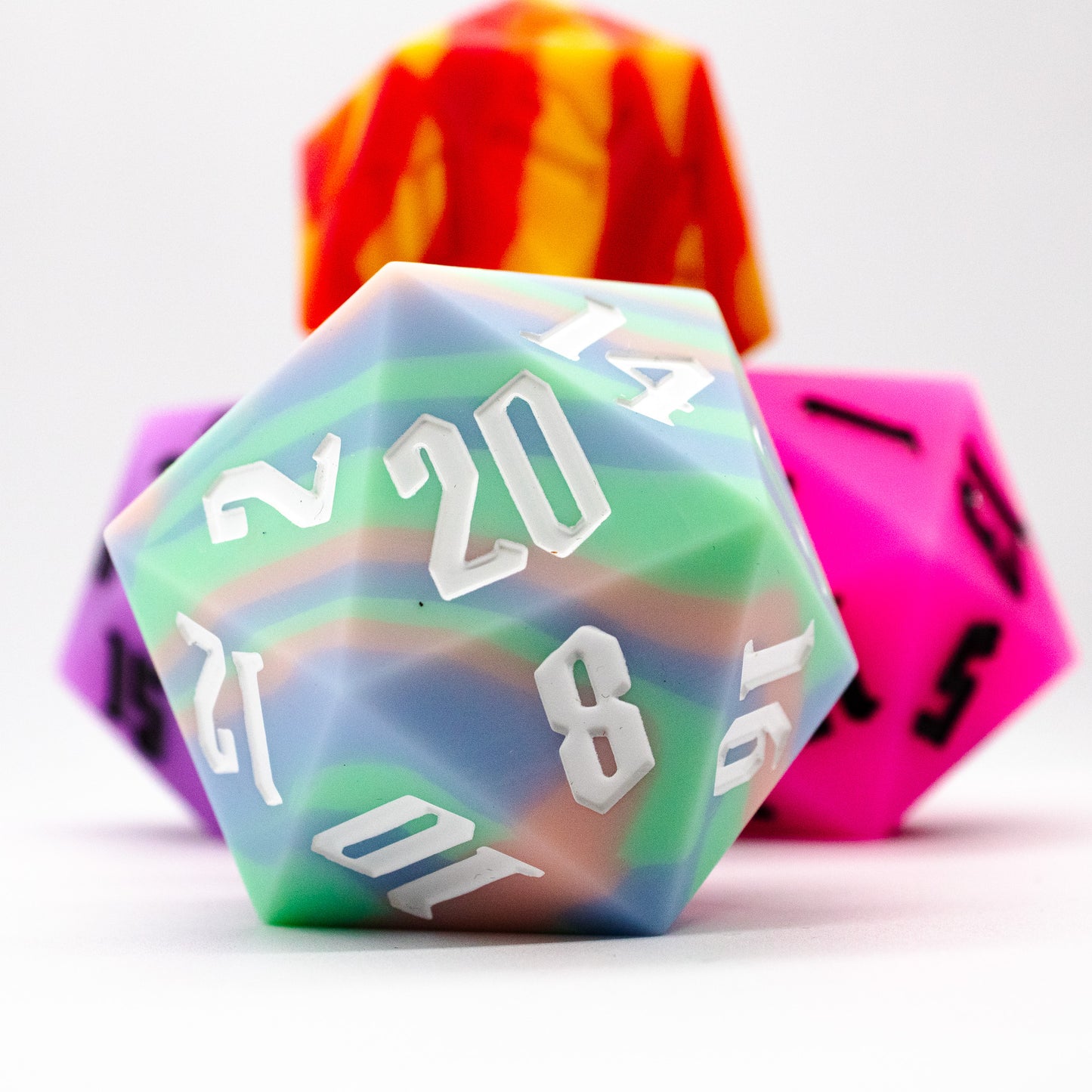 Pastel Sunrise Silicon Chonk D20