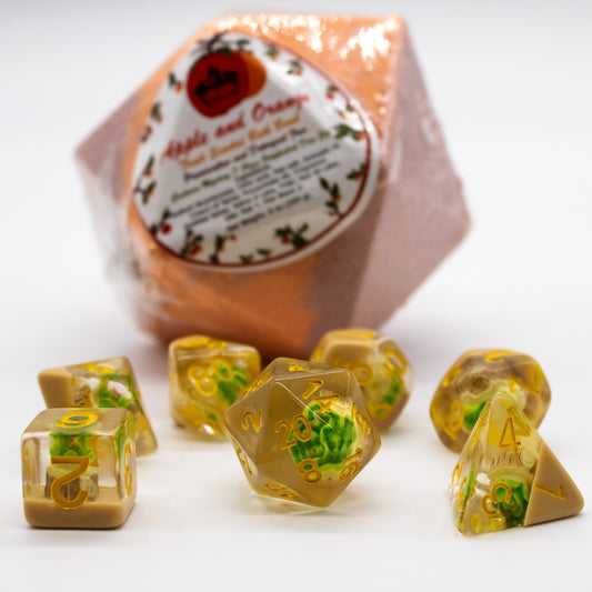 Apple and Orange Bath Bomb