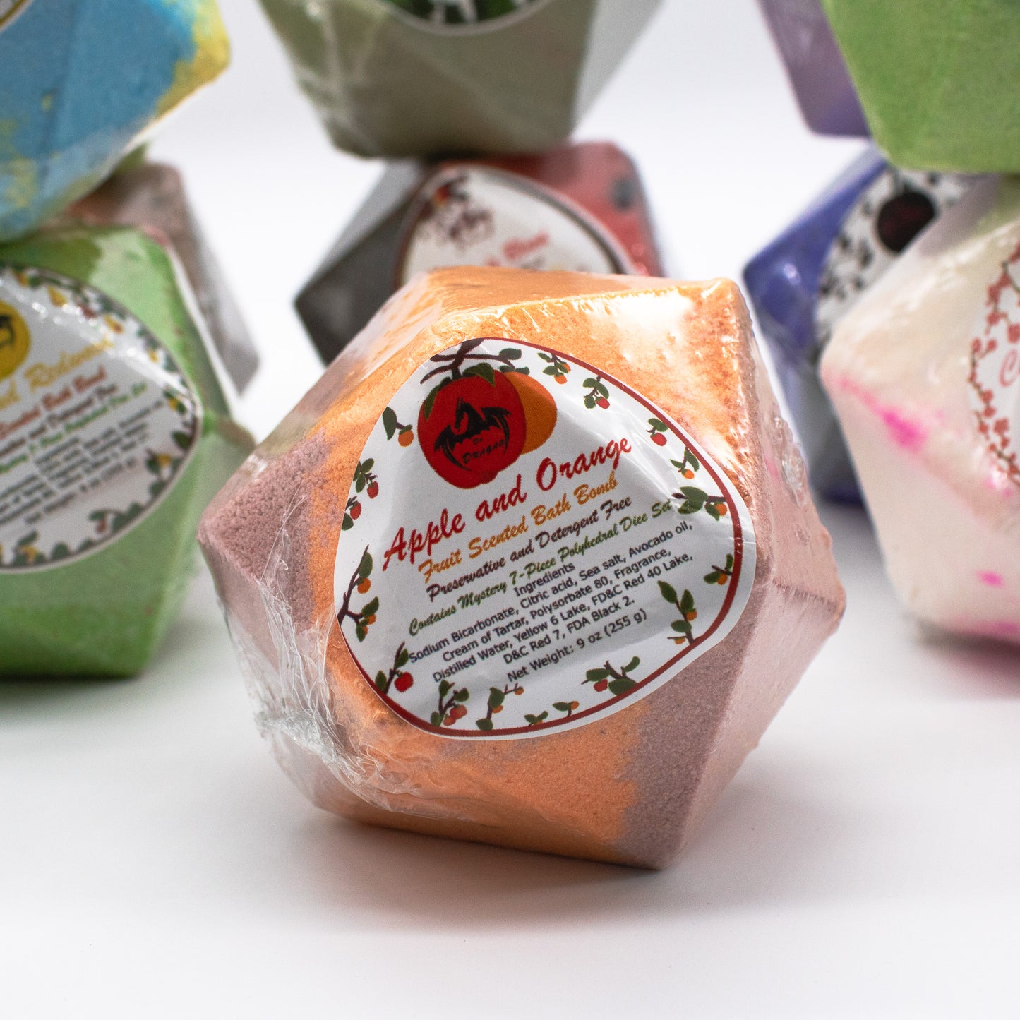 Apple and Orange Bath Bomb