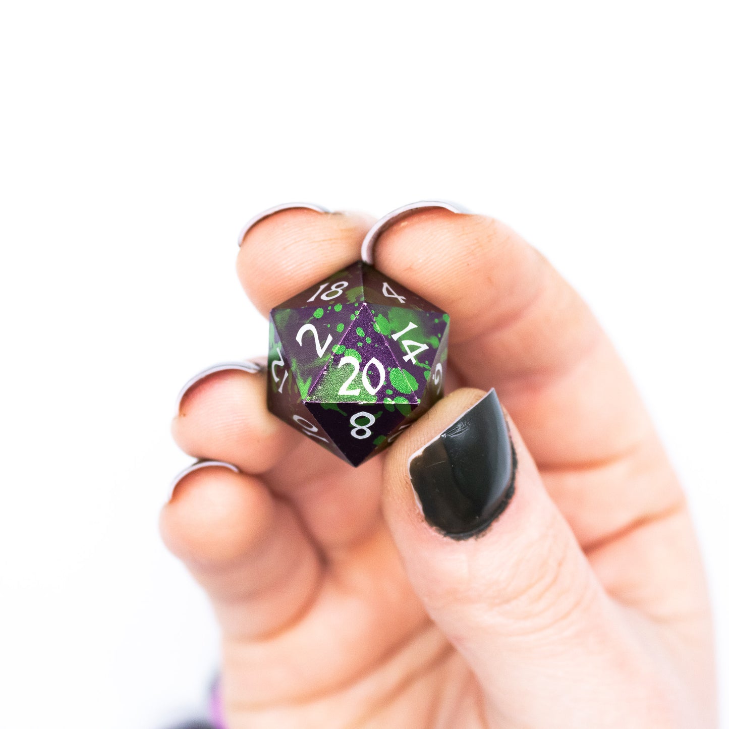 Anodized Aluminum - Green & Purple