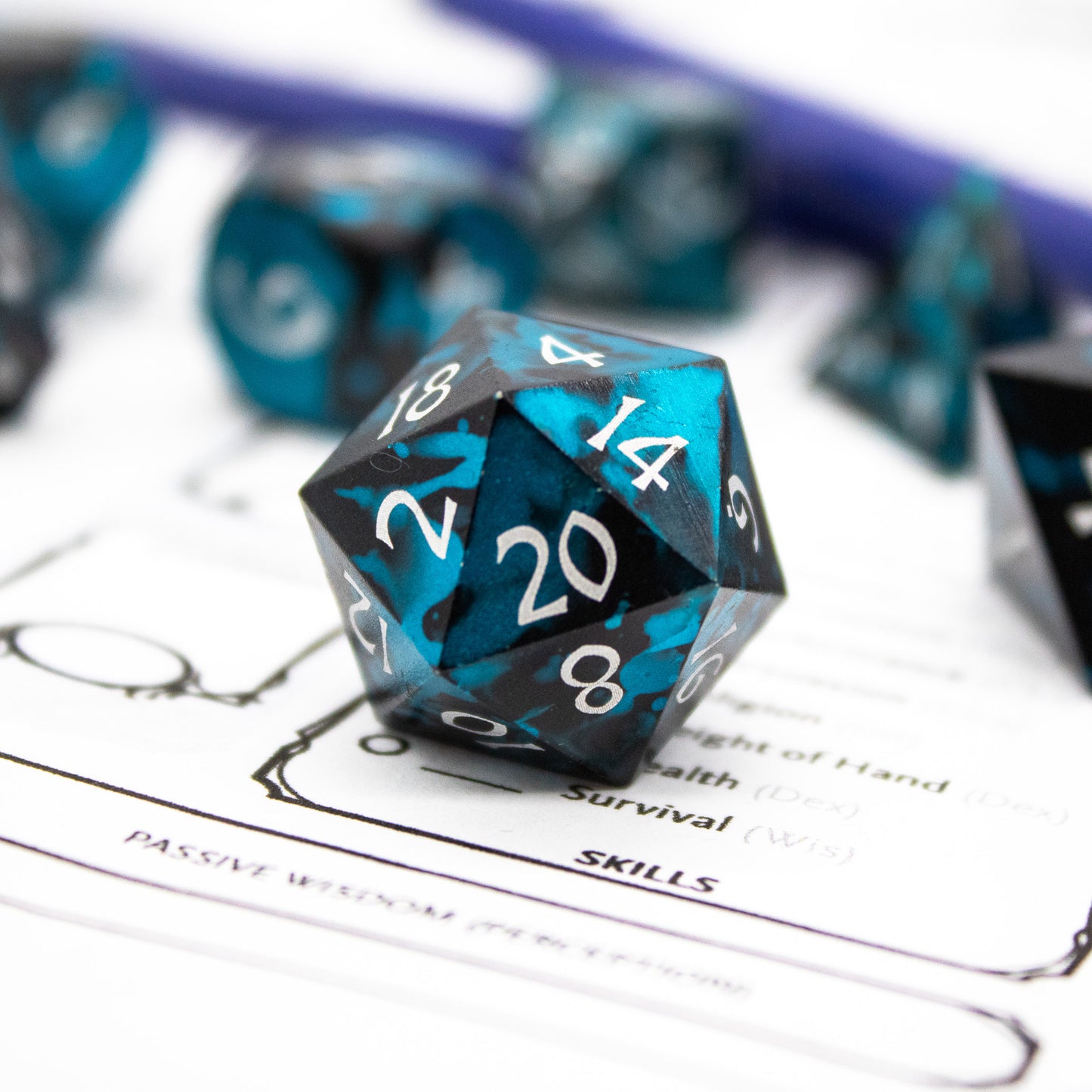 Anodized Aluminum - Blue & Black