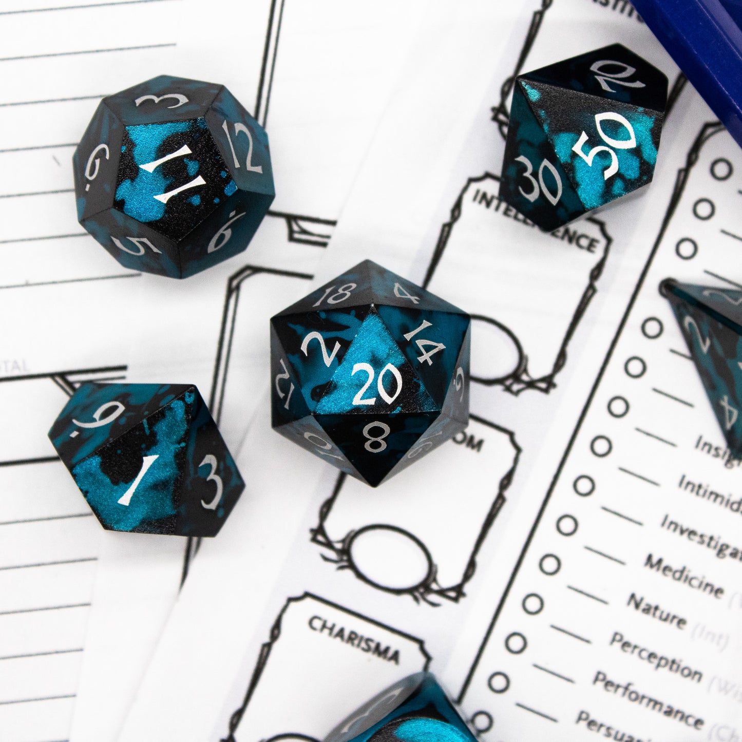 Anodized Aluminum - Blue & Black