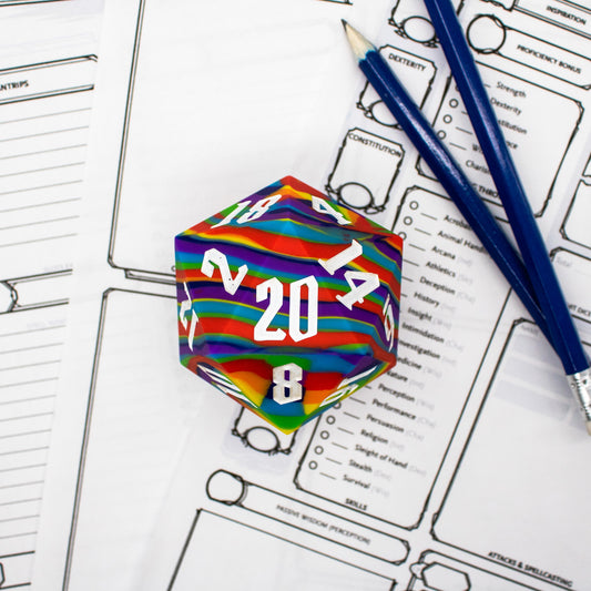 Chonk D20 - Rainbow