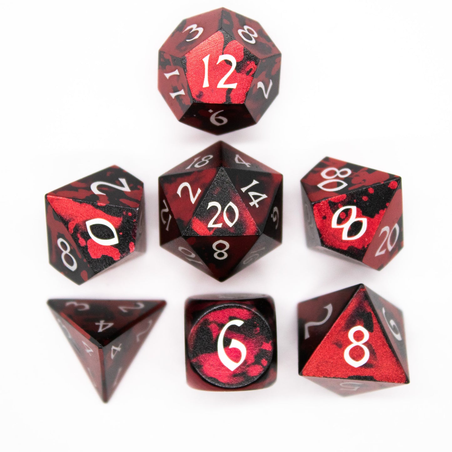 Anodized Aluminum - Red & Black