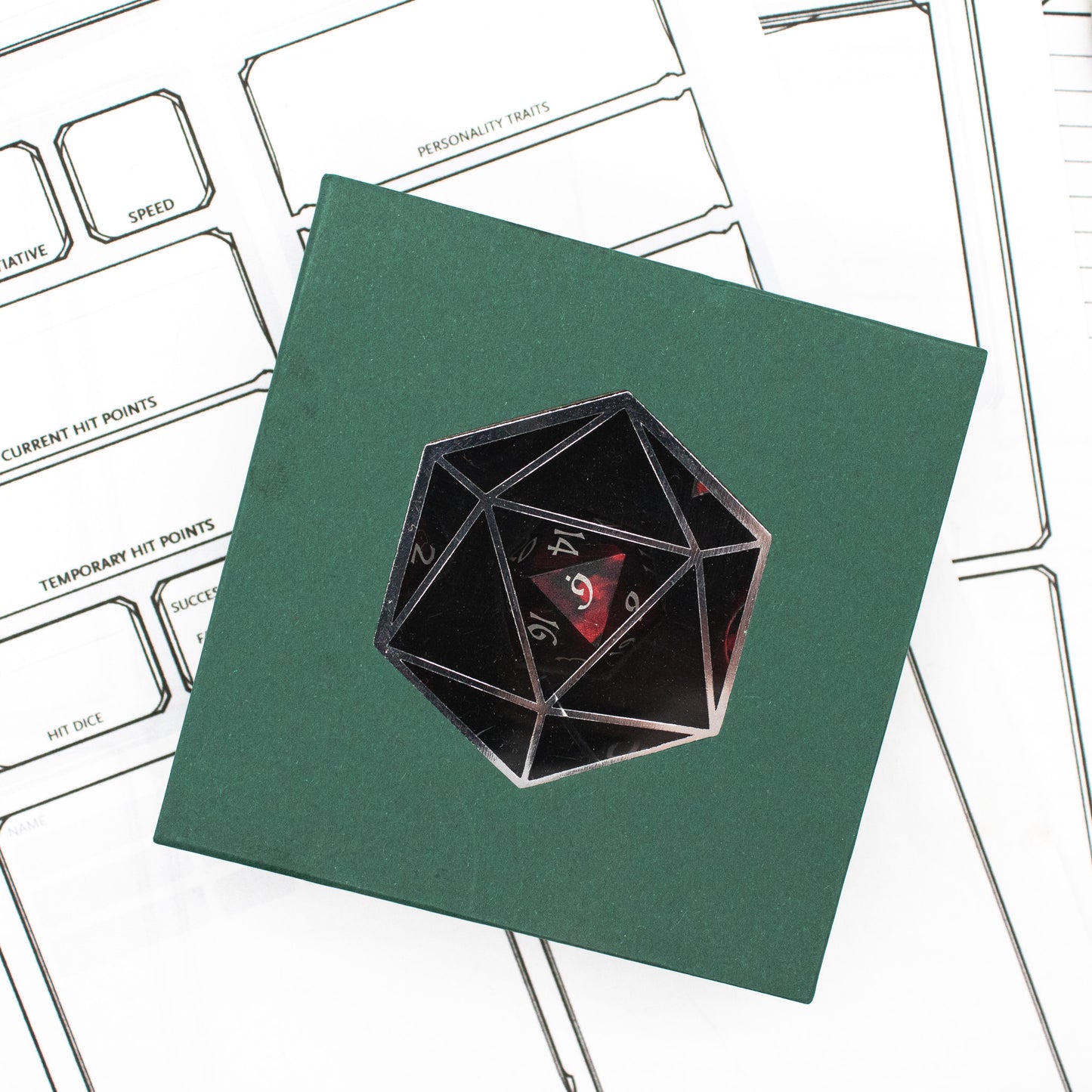 Anodized Aluminum - Red & Black