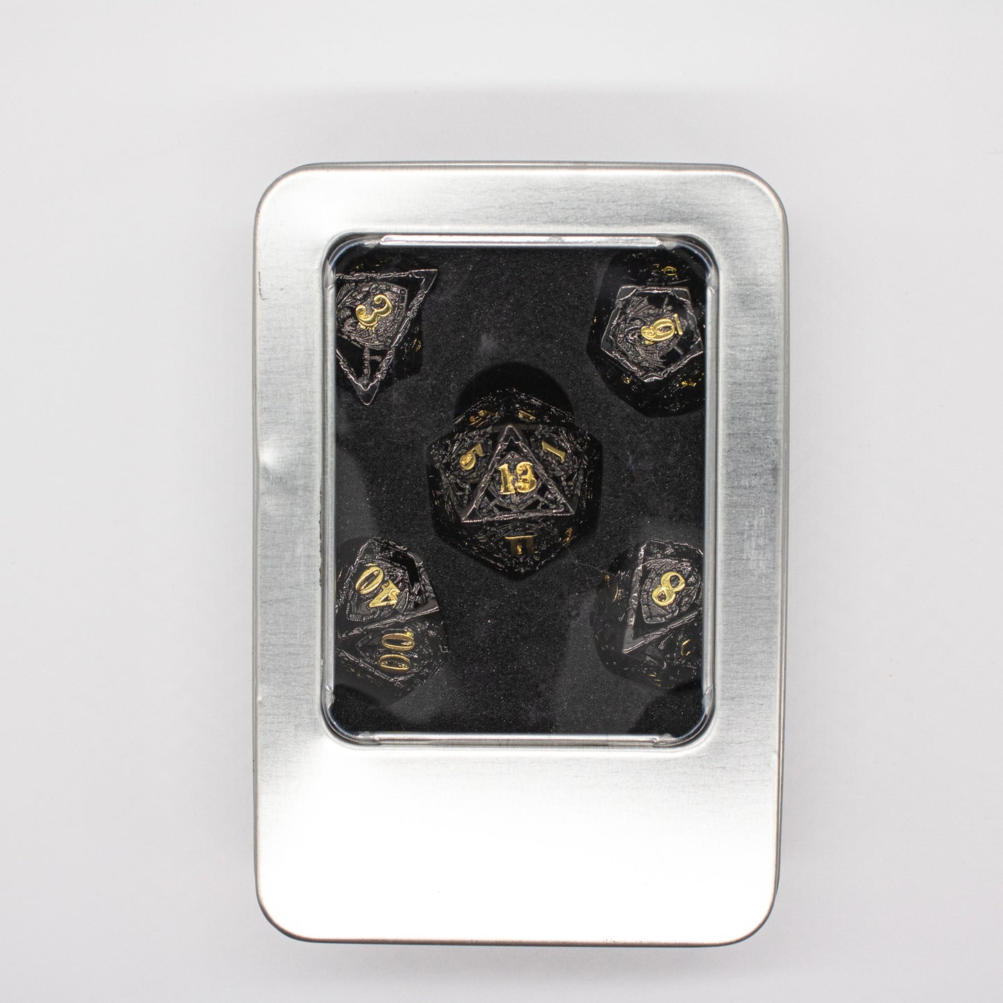 Hollow Metal Dragon - Black & Gold