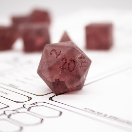 Ionized Lightning Glass - Burgundy