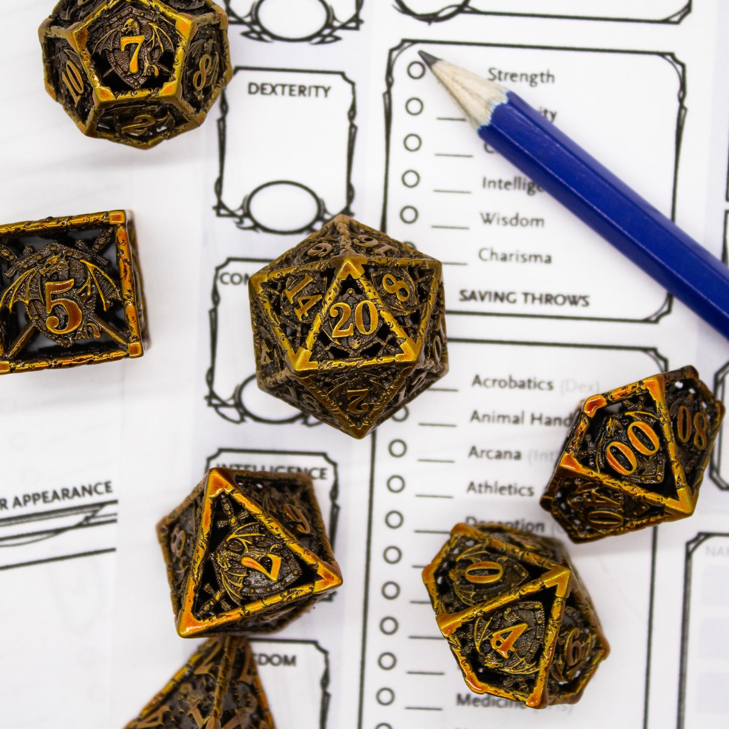 Hollow Metal Dragon - Bronze