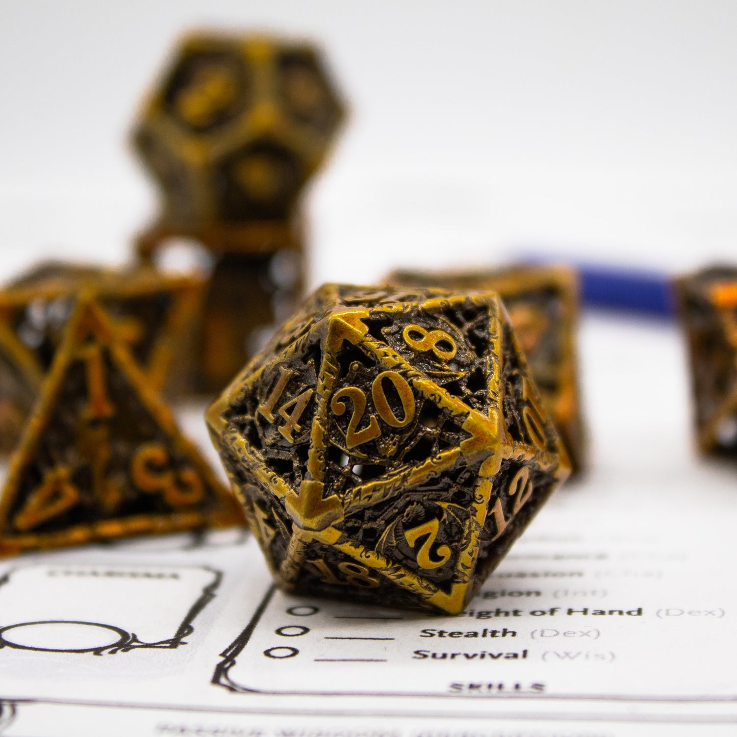 Hollow Metal Dragon - Bronze