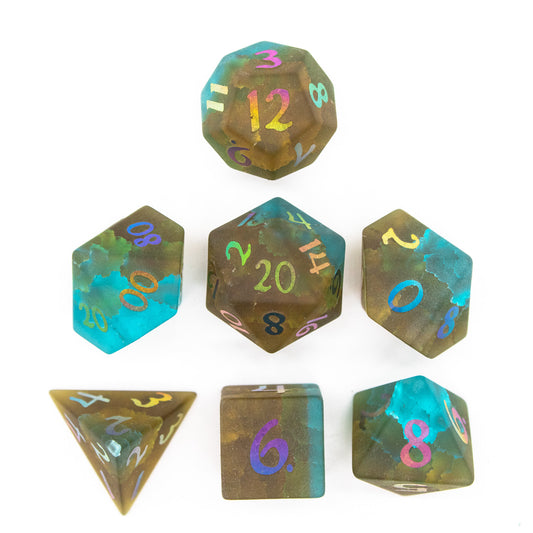 Ionized Dual-Color Lightning Glass - Tropical Storm