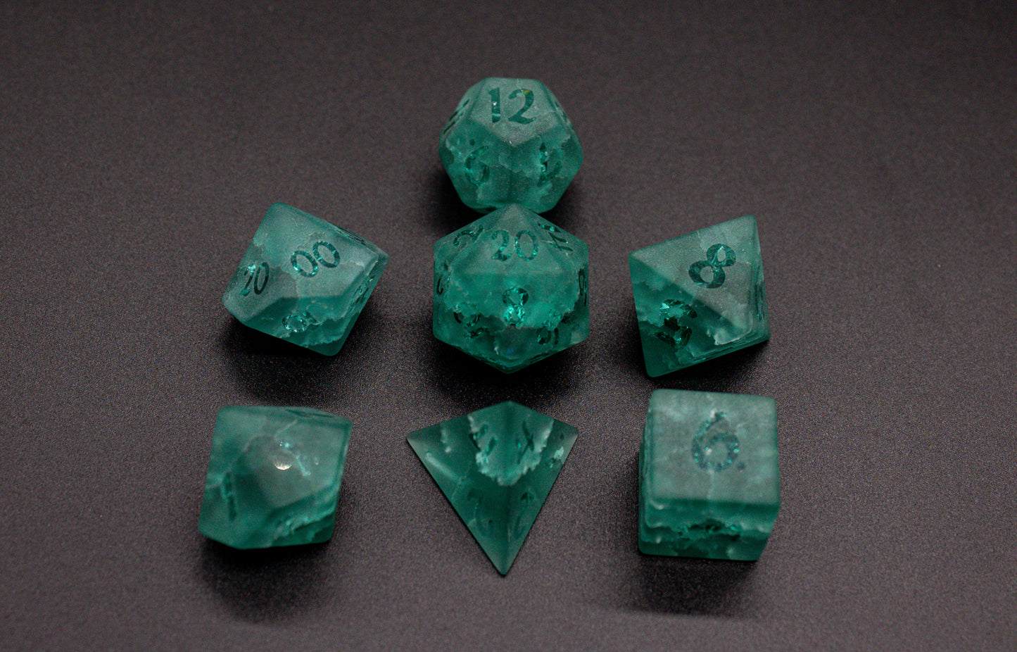 Ionized Lightning Glass -  Teal