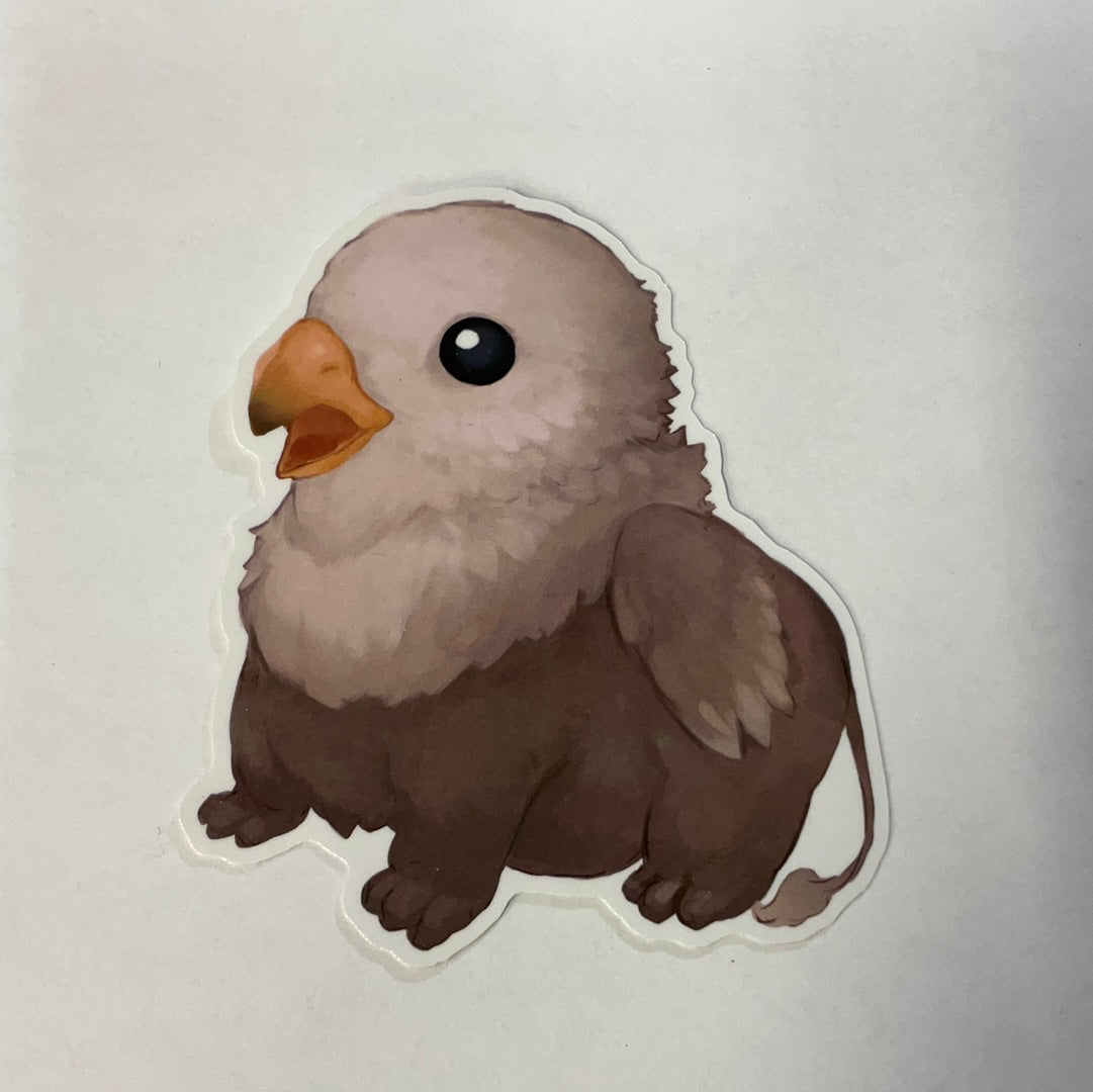 Fluffy Griffin Sticker