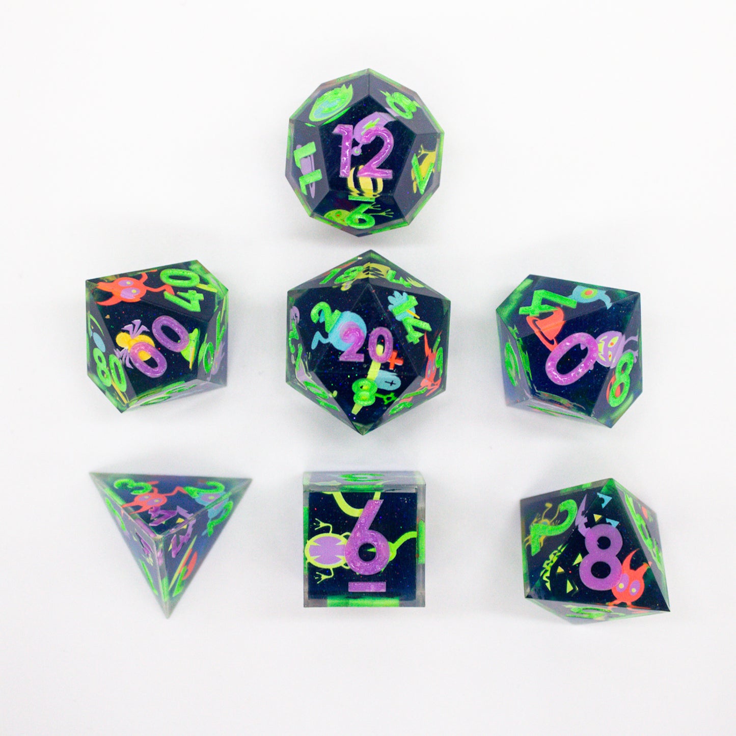 Things That Go Bump - Glow in the Dark Dice Set
