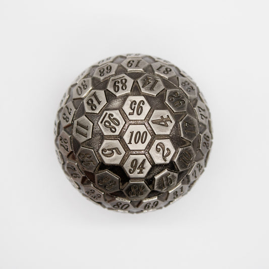 Metal D100 - Metallic Silver