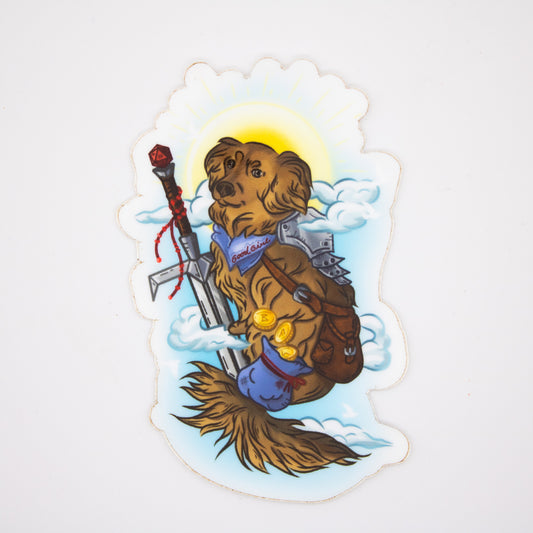 Lawful Good Girl Dog Sticker