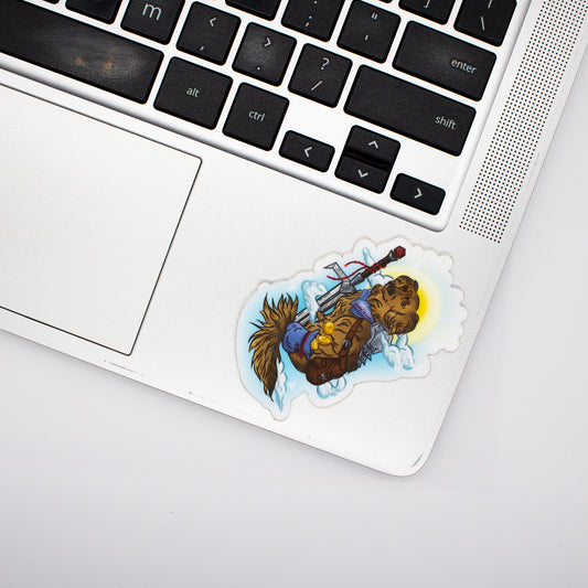 Lawful Good Girl Dog Sticker