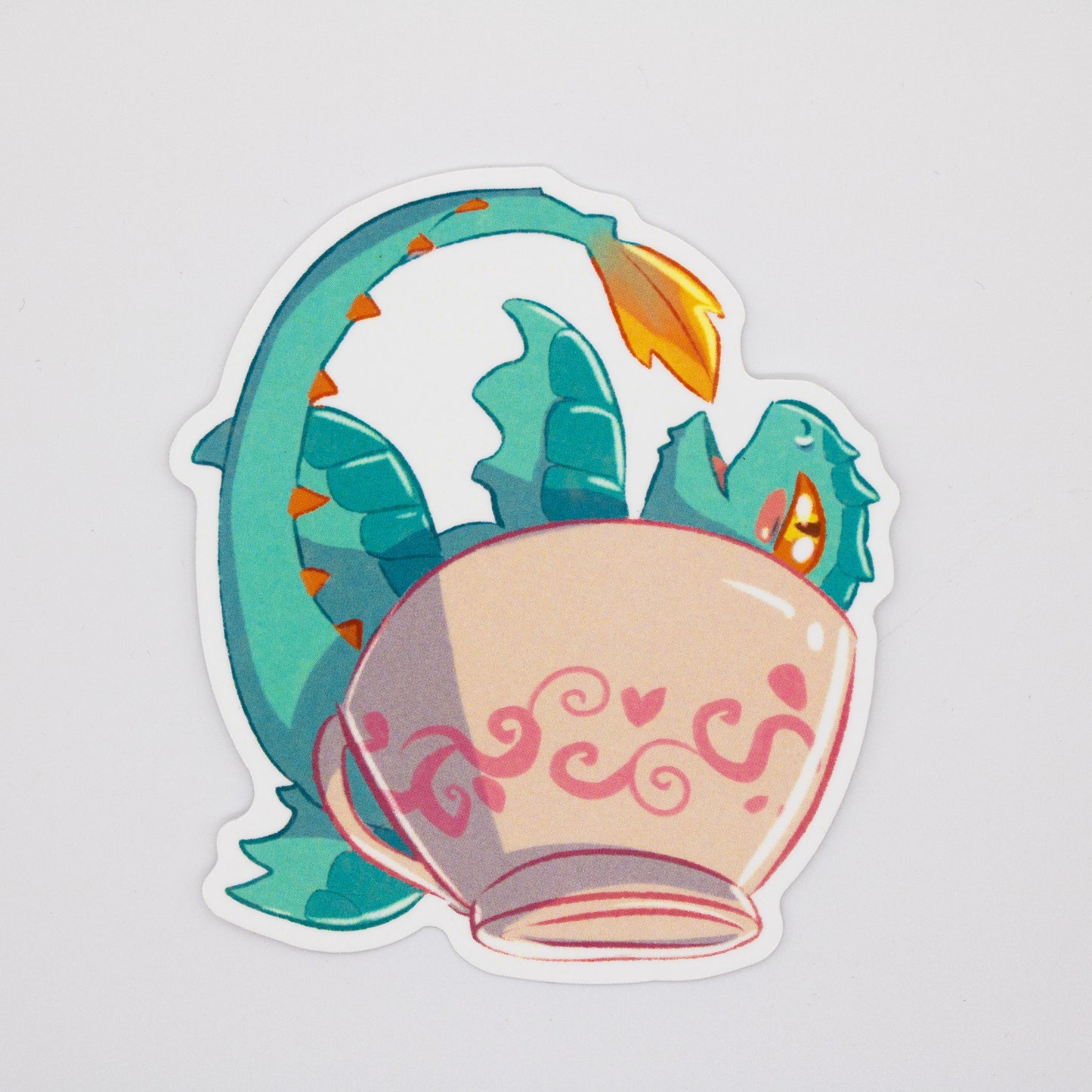 Teacup Sea Monster Sticker