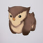 Fluffy Owlbear Sticker