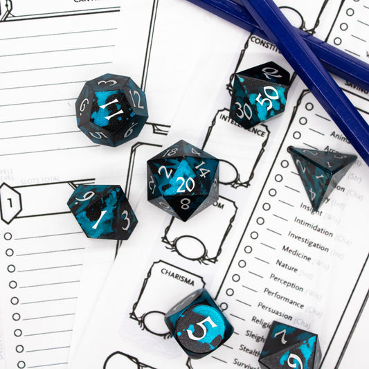 Anodized Aluminum - Blue & Black