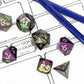 Anodized Aluminum - Green and Purple