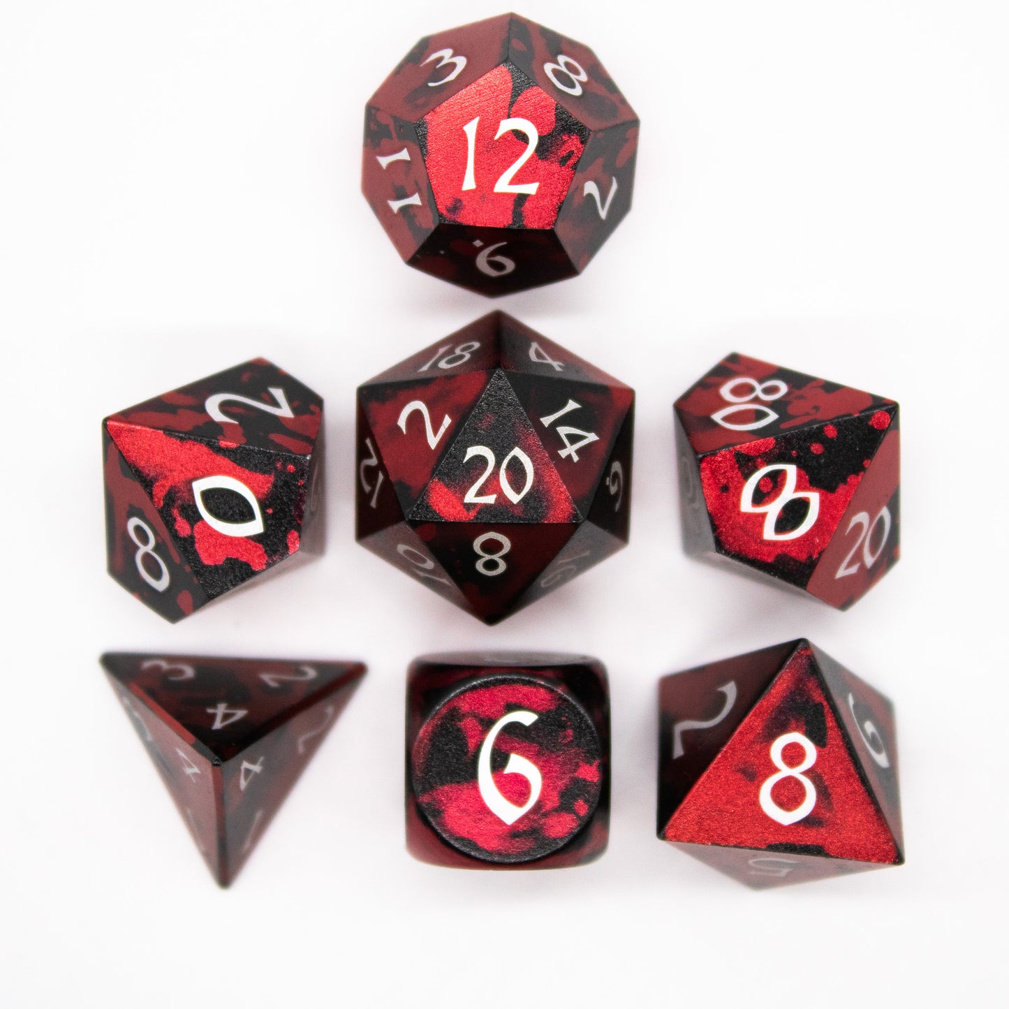Anodized Aluminum - Red and Black