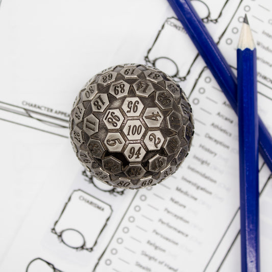 Metal D100 - Metallic Silver