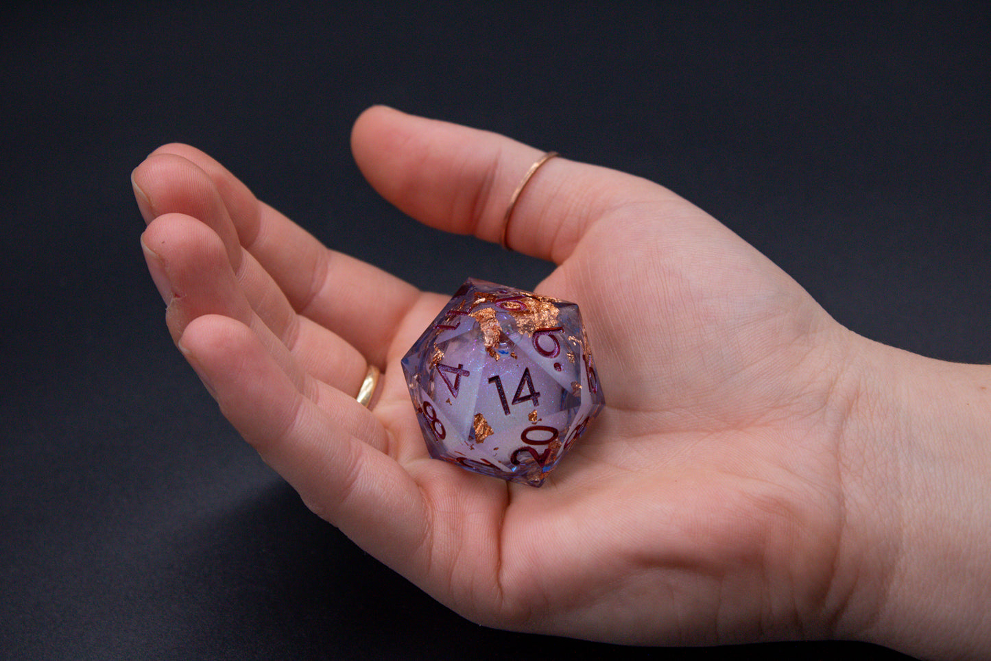 Copper Aurora Liquid Core - Jumbo D20