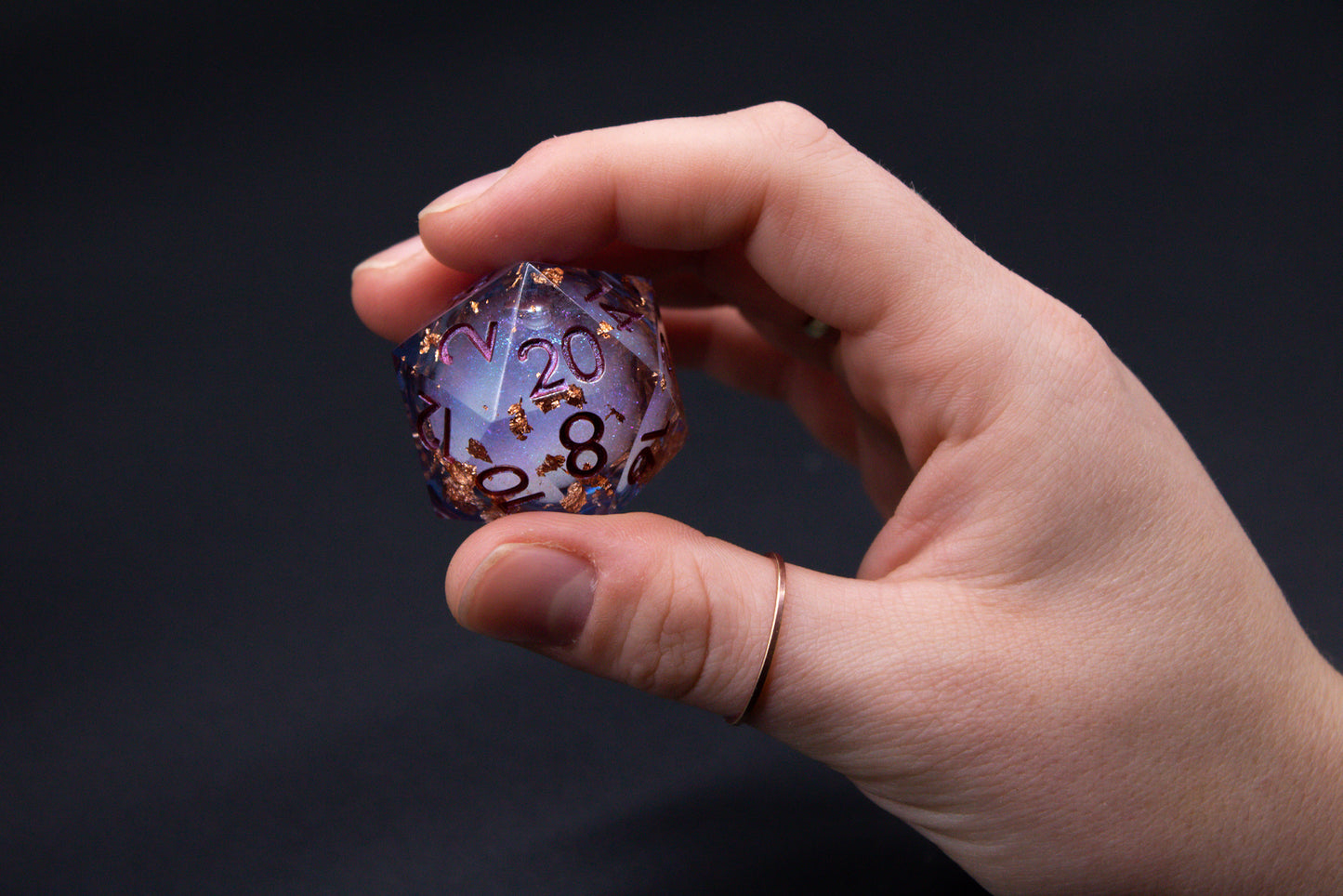 Copper Aurora Liquid Core - Jumbo D20